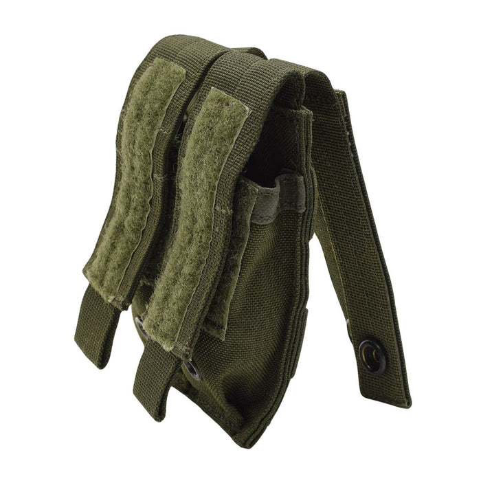 Borsa porta caricatori per pistola doppia originale dell'esercito britannico, campo militare Olive - GoMilitar
