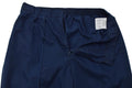 Pantaloni da medico originali dell'esercito britannico pieghettati sul davanti con elastico in vita blu navy
