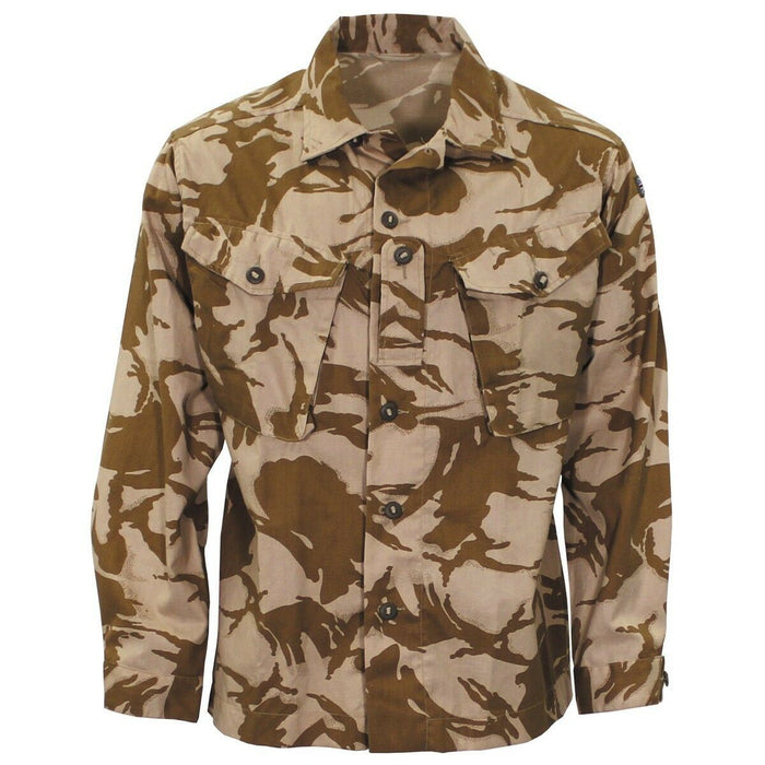 Camicia da combattimento militare originale dell'esercito britannico Desert Field Jacket leggera NOVITÀ - GoMilitar
