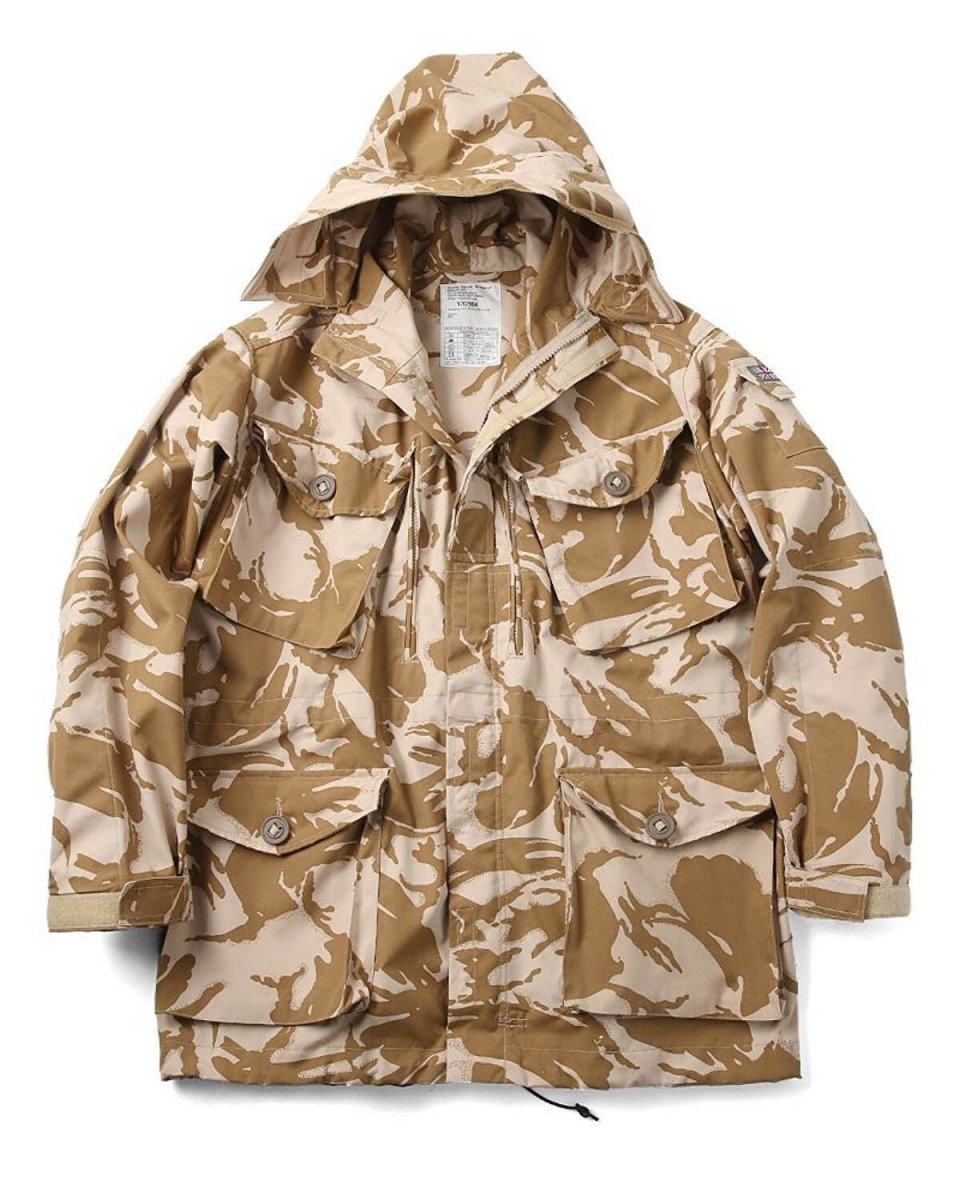 Giacca del deserto di combattimento militare dell'esercito britannico originale Parka Smock Nuovo