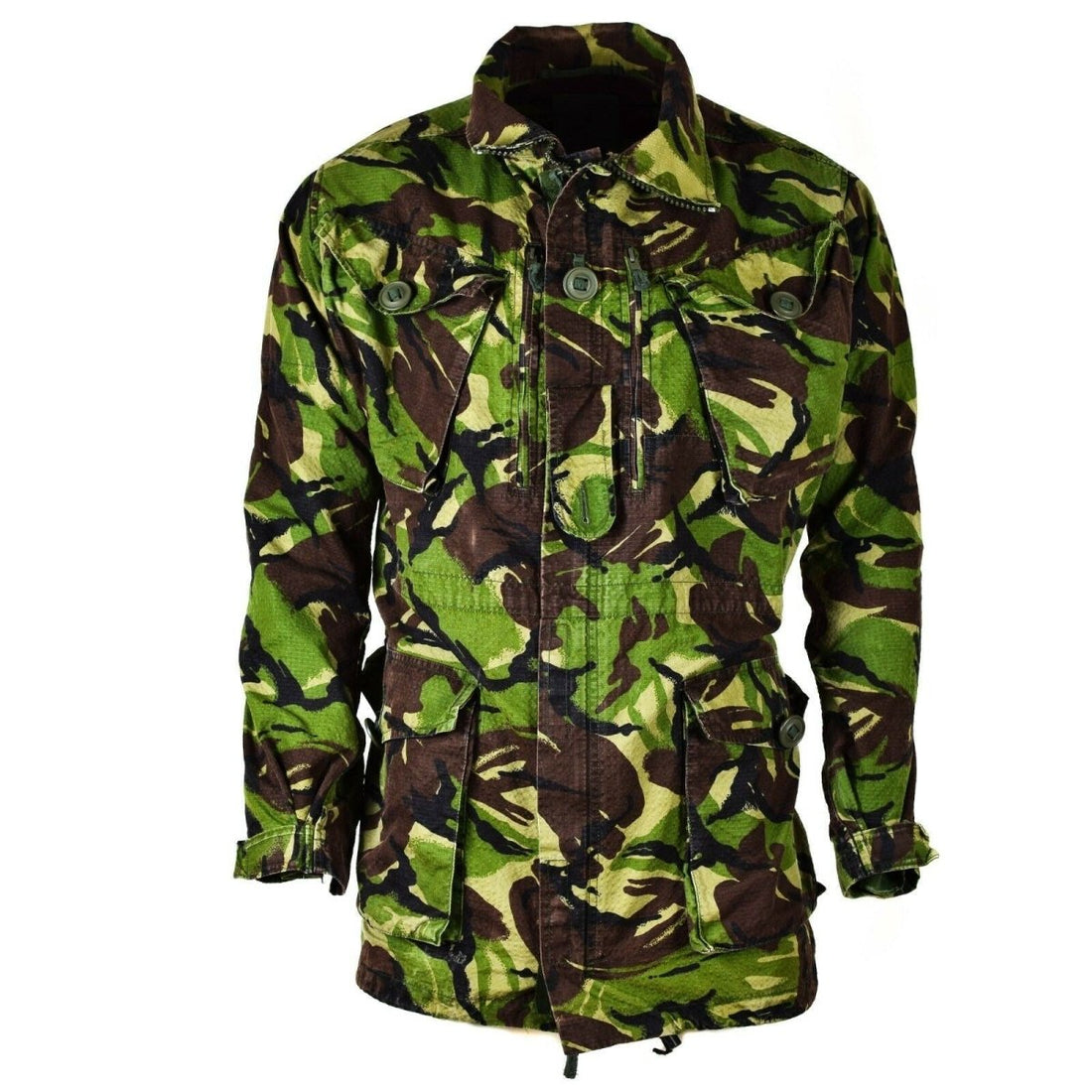 Combattimento militare dell'esercito britannico originale DPM Jungle Jacket Parka 95 SMOCK RIP STOP