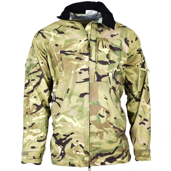 Combattimento militare dell'esercito britannico originale MTP CAMO RAUP GIACCHETTO GORETEX IN MATURA