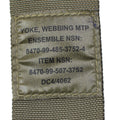 Bretelle con giogo per cintura imbottita originale dell'esercito britannico Surplus militare MTP Camo