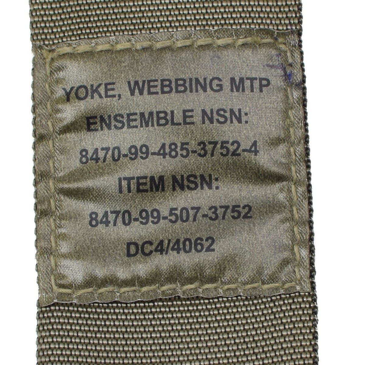 Bretelle con giogo per cintura imbottita originale dell'esercito britannico Surplus militare MTP Camo