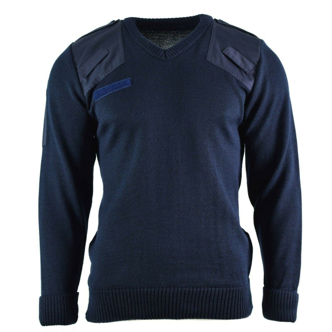 Make-gigante a V-Neck Blue V-Neck Blue Blue V-Neck Blue Pullover Police dell'esercito britannico originale