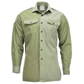 Shirt dell'esercito britannico originale O.D Green Military Service Long Maniche BDU