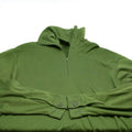 SHIRT TRICOT ORIGIENTE ORIGINALE SCHITTA SCHETTA UNDERSHIRT OD verde termico zippato
