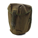 Borraccia militare britannica originale da 1 litro con coperchio a vite, custodia vintage inclusa verde oliva