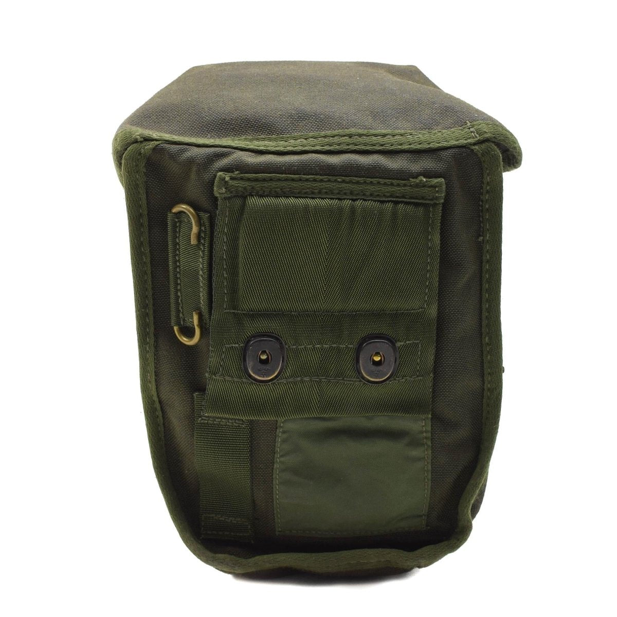 Borraccia militare britannica originale da 1 litro con coperchio a vite, custodia vintage inclusa verde oliva
