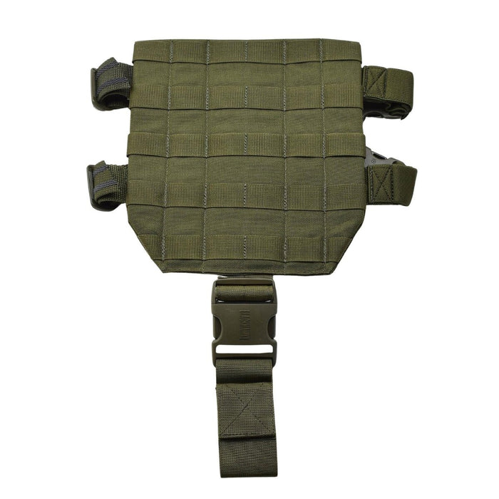 Custodia originale militare britannica con piattaforma a gamba abbassata compatibile molle army Olive - GoMilitar