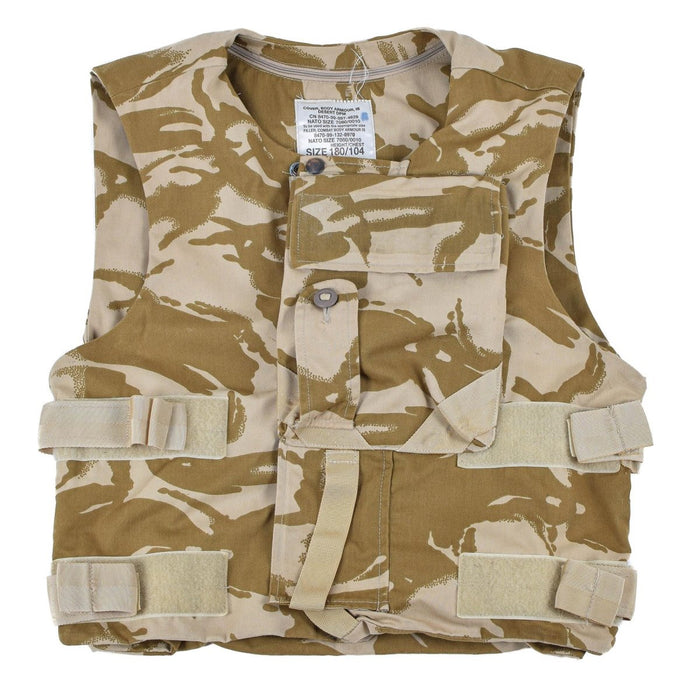 Gilet antiproiettile originale militare britannico DPM tattico mimetico desertico - GoMilitar