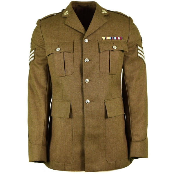 Giacca militare britannica originale Unniforme militare per la giacca militare Khaki Nuovo