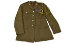 british military formal jacket in brown color