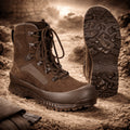 Stivali tattici da donna HAIX Stivali da combattimento con membrana GoreTex Marrone