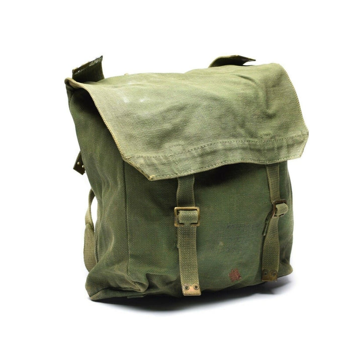 Borsa a tracolla in tela originale britannica M37 Borsa laterale grande Oliva - GoMilitar