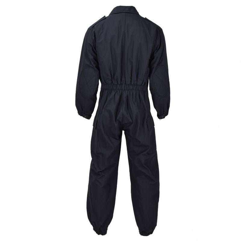 Police militare britannica originale Black Coverll Water Flame Resistente della tuta