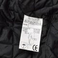 Giacca da pioggia militare britannica originale POLIZIONE SOLID BLACO CAPPETTO INFIGLIORE