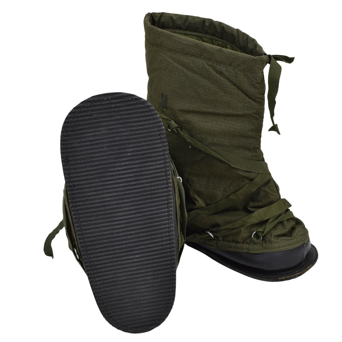 Copriscarpe Termici Originali Militari Britannici Idrorepellente Suola Antiscivolo Oliva