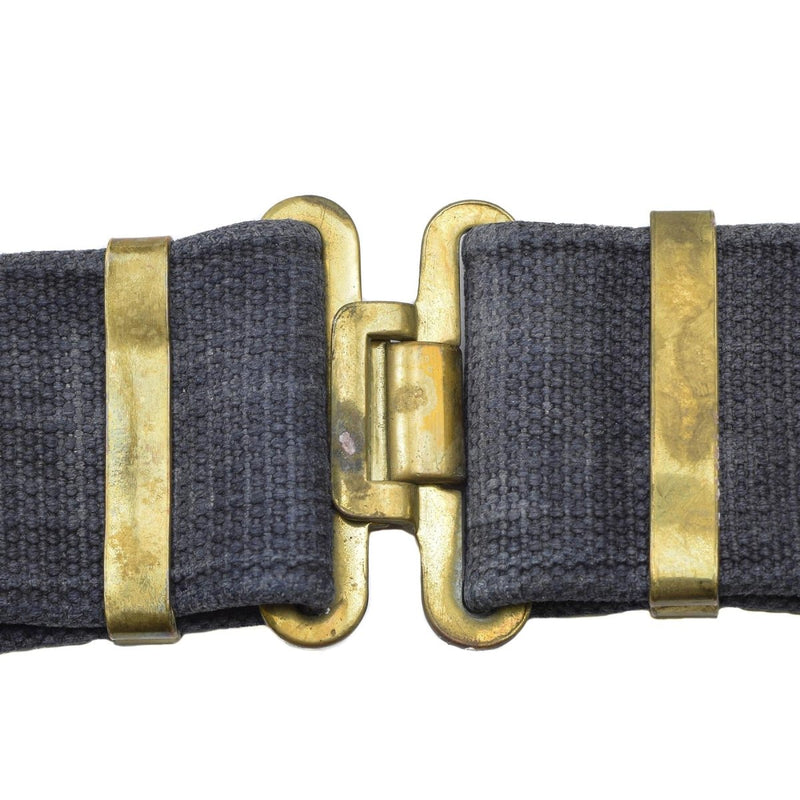 Original British Military webbing tactical belt troops combat quick release Blue - GoMilitar