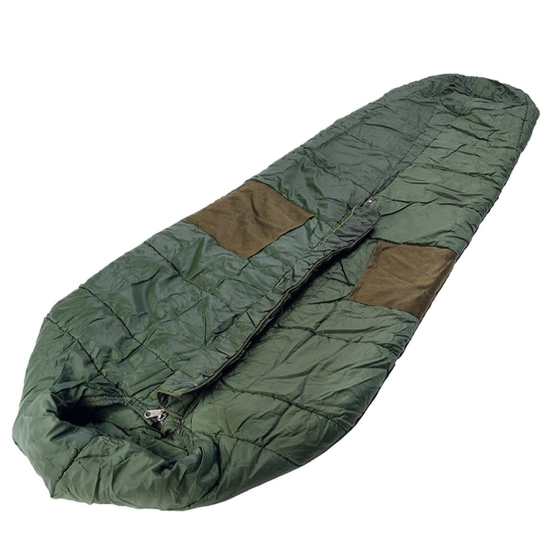 Sacco a pelo invernale militare britannico originale grande, medio, oliva