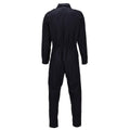 Tuta originale militare britannica in lana con chiusura frontale con bottoni e zip nera