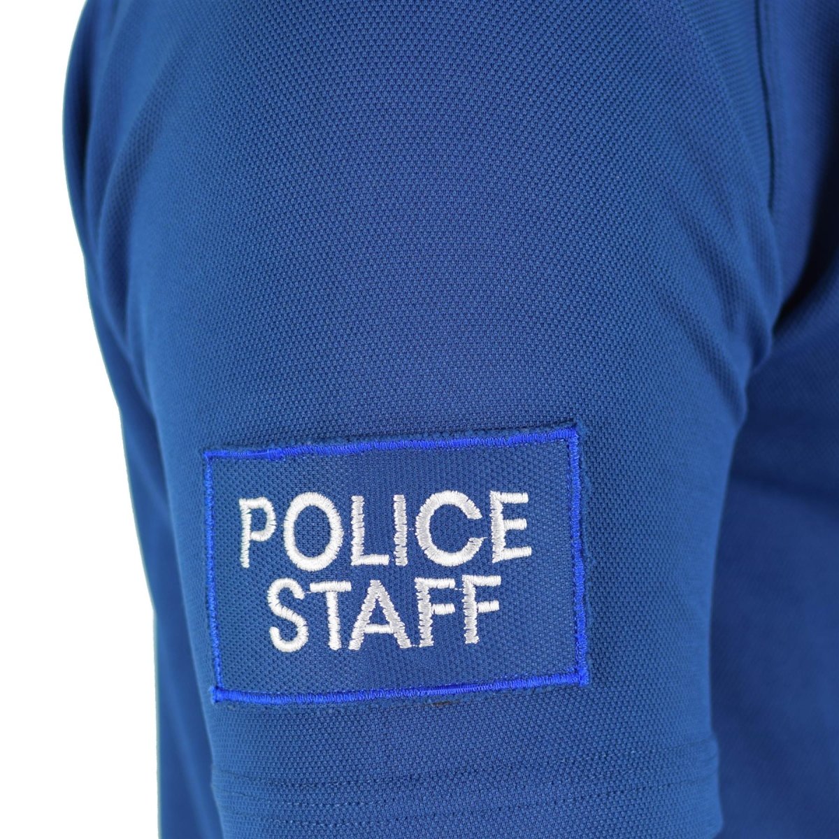 T-shirt della polizia britannica originale Blu Materiale traspirante con zip Guard Shirt