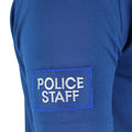 T-shirt della polizia britannica originale Blu Materiale traspirante con zip Guard Shirt