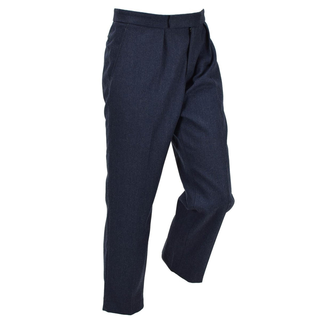 Pantaloni eleganti n. 1 originali della RAF britannica gamba dritta Zip Fly Parade Blue