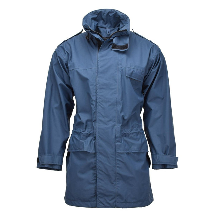 Giacca antipioggia originale British Royal Air Forces goretex RAF cappotto da pioggia blu - GoMilitar