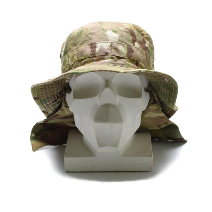 Cappello mimetico tattico originale britannico Cappello boonie MTP con patta sul collo Cappello estivo - GoMilitar