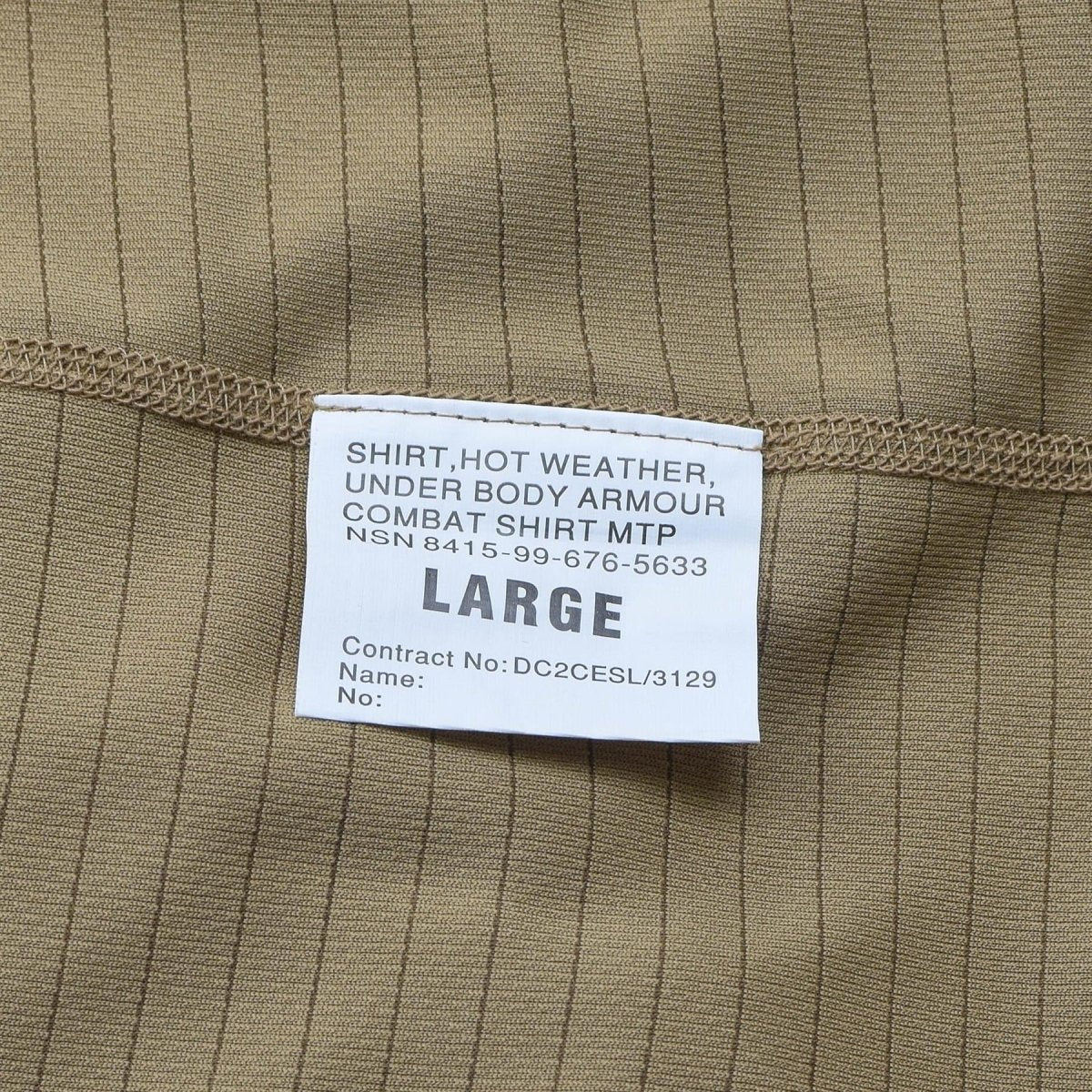 British Original Under Body Shirt Ubac MTP Camo Military Nuovo nuovo