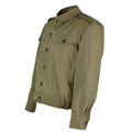 Truppe di campo dell'esercito bulgaro originale Canvas Ike Giacca OD Ergugia militare
