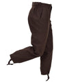 Pantaloni originali dell'uniforme in lana dell'esercito bulgaro, eccedenze inutilizzate, marrone scuro