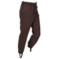Pantaloni originali dell'uniforme in lana dell'esercito bulgaro, eccedenze inutilizzate, marrone scuro