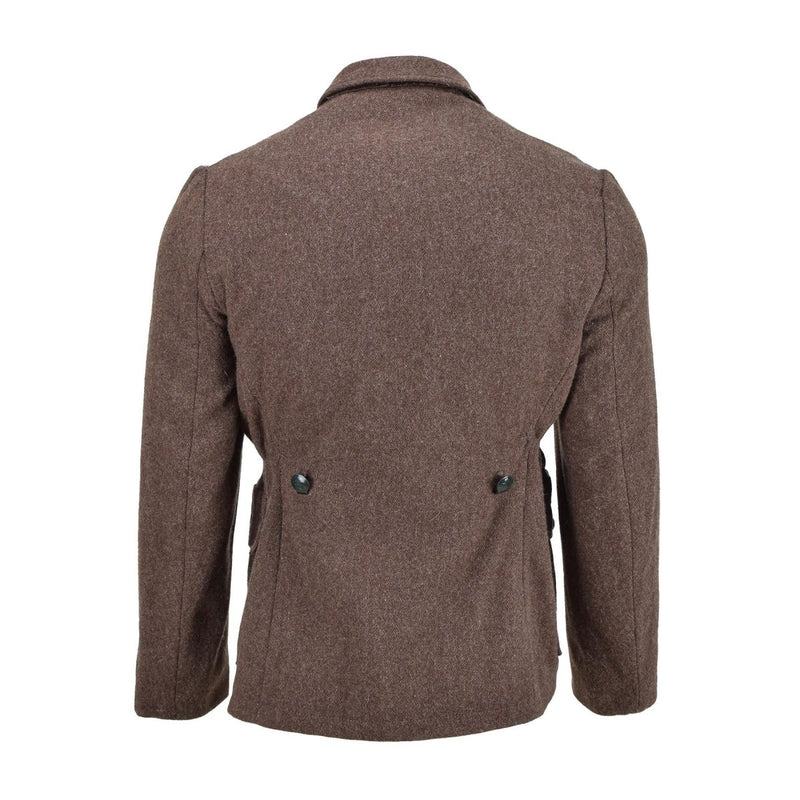 Giacca classica militare bulgara originale inverno inverno marrone caloroso Nuovo