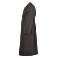 Lana militare bulgaro originale superando lungo cappotto invernale grigio formale