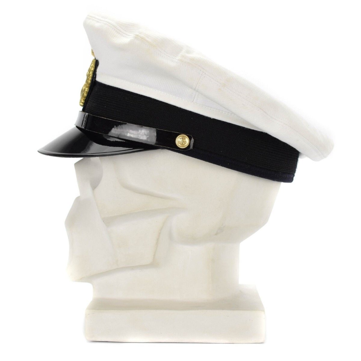 Origini originali dell'esercito tedesco Marines Cap Visor Forage a punta Cappello Navale Navale