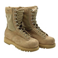 Stivali da combattimento originali STC dell'esercito canadese in pelle scamosciata militare surplus marrone
