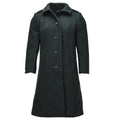Soprabito militare in lana da donna originale dell'esercito canadese verde scuro