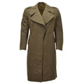 Soprabito militare in lana originale dell'esercito canadese, verde oliva vintage