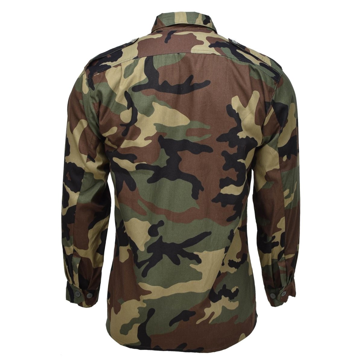 Shirt militare croato originale Cotton bdu bdu boscaiolo dell'esercito camo nuovo