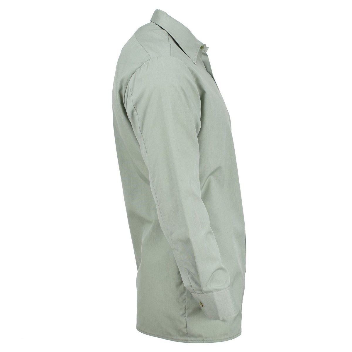 Camicia originale dell'esercito ceco di oliva manica lunga abbottona su eccedenza militare nuovo