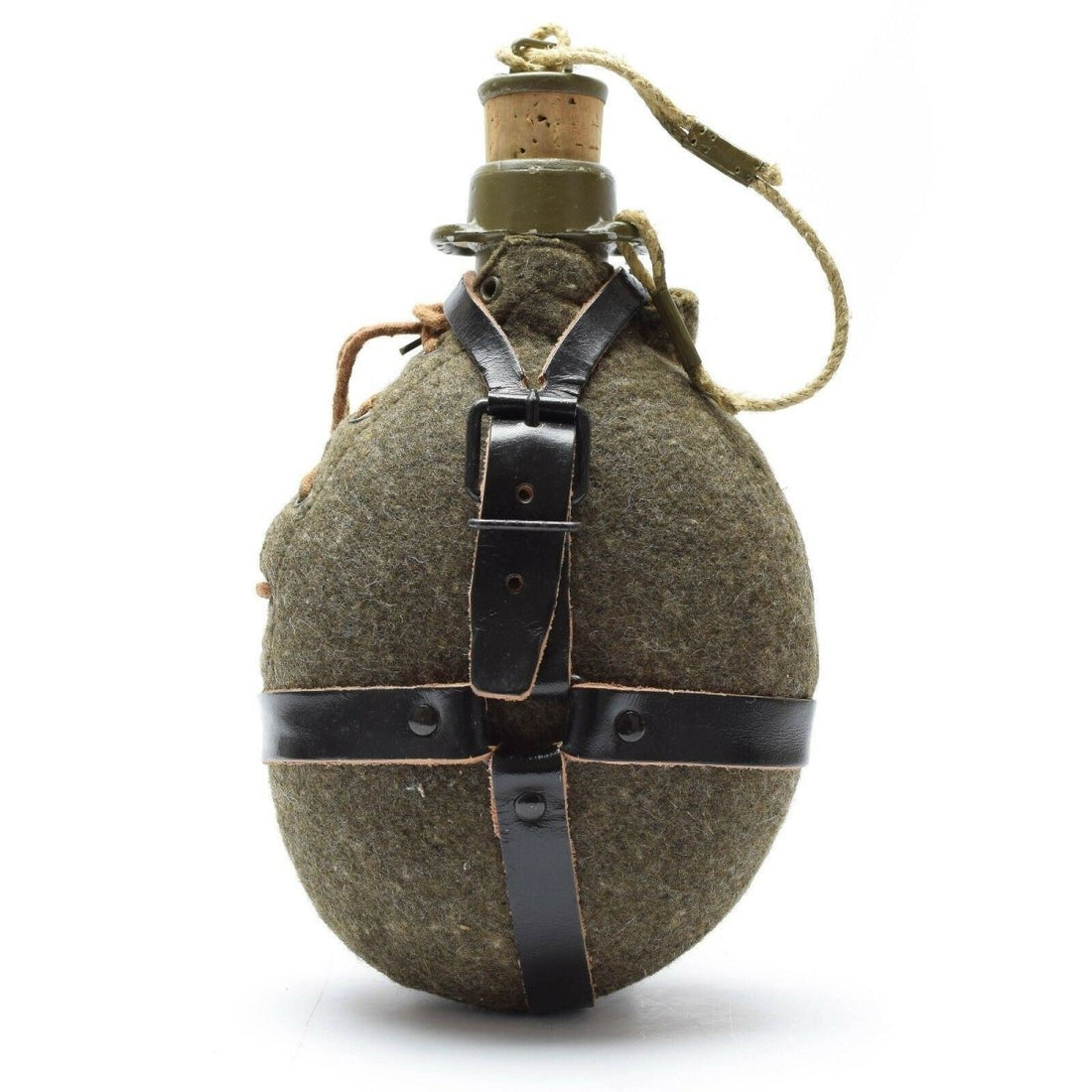 Original Ceca Army Bere Bere M60 Bottiglia d'acqua Canno tappo di tappo di sughero
