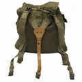 Zaino in tela originale dell'esercito ceco M60, zaino militare vintage con cinghie a Y