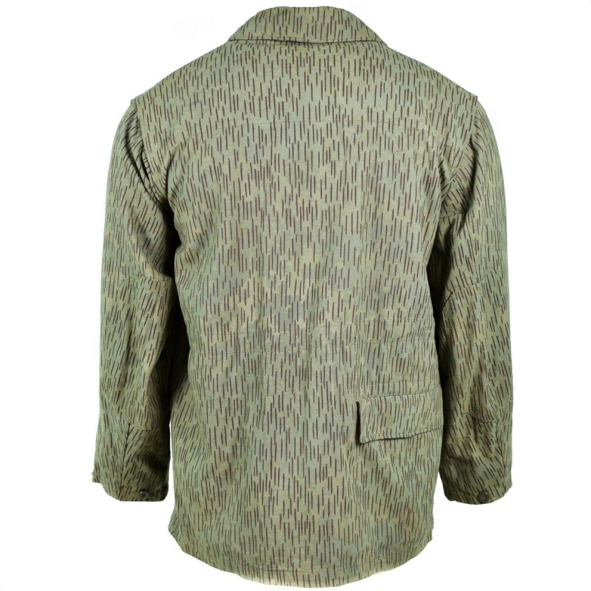 Combattimento militare dell'esercito ceco originale M60 giacca da campo parka pioggia goccia camuffamento