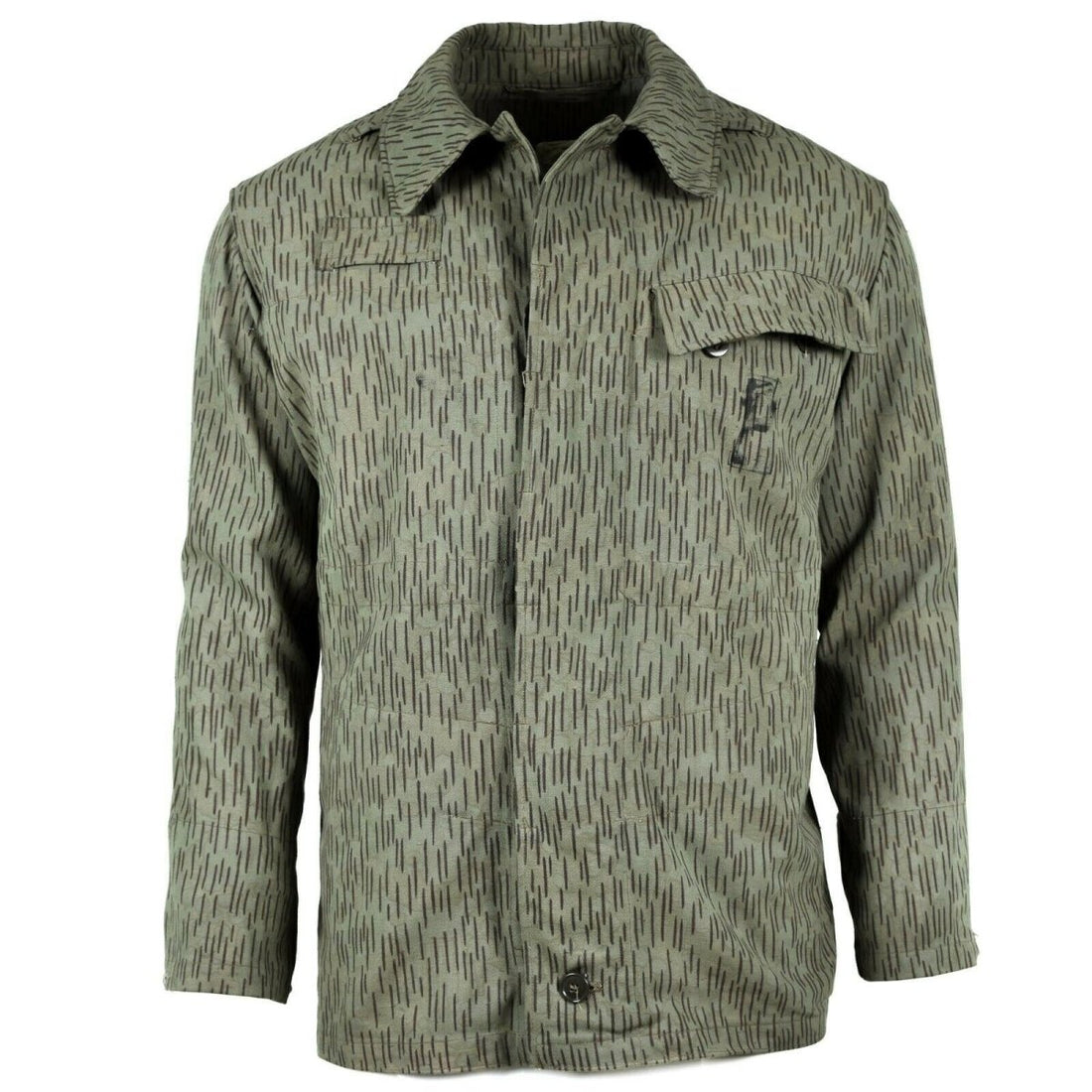 Combattimento militare dell'esercito ceco originale M60 giacca da campo parka pioggia goccia camuffamento