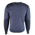 Sigerbello di maglione dell'esercito ceco originale M97 Blue Wool V-Neck Filite Orplus Nuovo