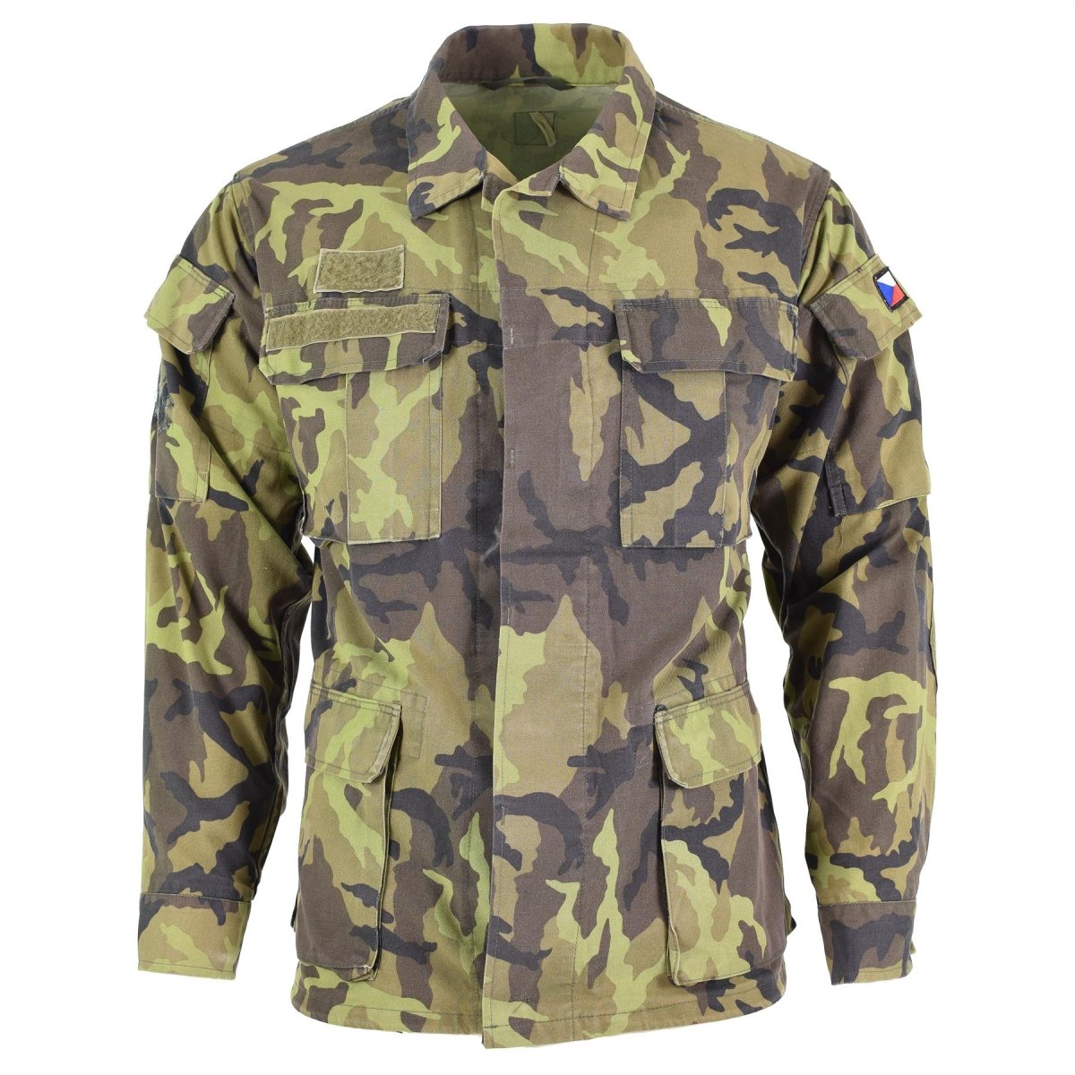 Truppe dell'esercito ceco originale Field Giacca foglia Mamo Pattern Parka Military Surplus