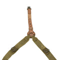 Original Ceca Armata Cetta Y-Strap Canvas & Leather Shelfrers Scatta