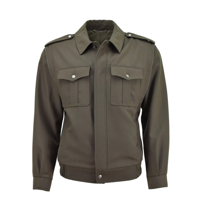 Camicetta militare ceca originale, giacca da campo per truppe casual, giubbotto verde oliva dell'esercito NUOVO - GoMilitar